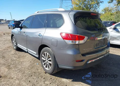 2015 Nissan Pathfinder Sl z USA, uszkodzony, nr VIN 5N1AR2MN4FC624401